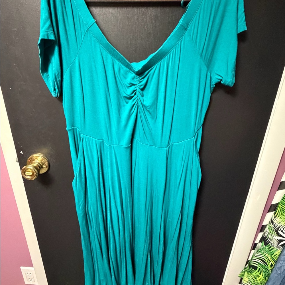 Torrid Teal Maxi Dress